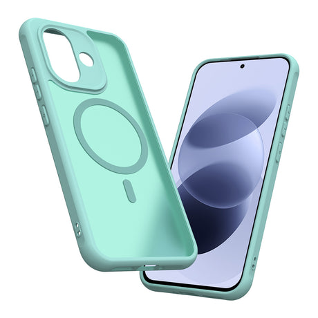 Husa de protectie Techsuit HaloFrost II cu inel magnetic compatibil cu Xiaomi Redmi Note 17 4G / Redmi Note 17 5G, Verde Menta