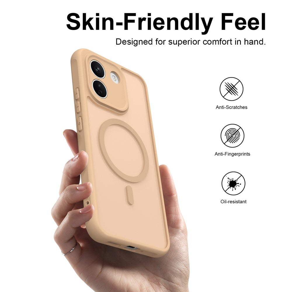 Husa de protectie Techsuit HaloFrost II cu inel magnetic compatibil cu Xiaomi Redmi Note 17 4G / Redmi Note 17 5G, Auriu