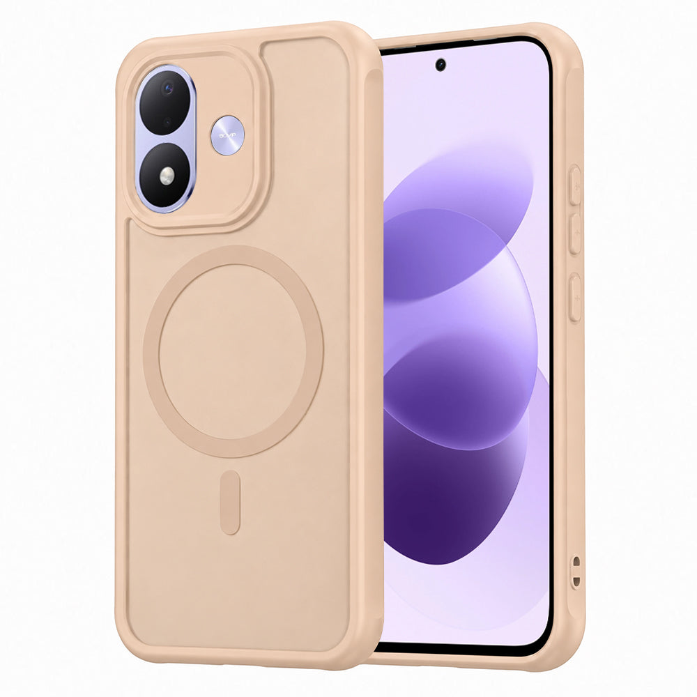 Husa de protectie Techsuit HaloFrost II cu inel magnetic compatibil cu Xiaomi Redmi Note 17 4G / Redmi Note 17 5G, Auriu