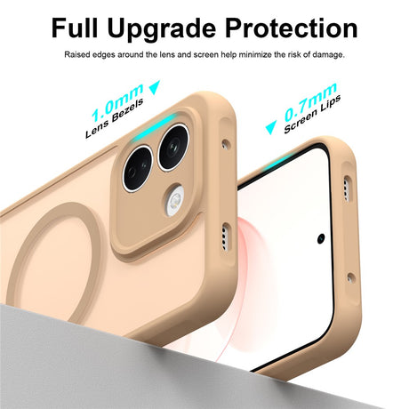 Husa de protectie Techsuit HaloFrost II cu inel magnetic compatibil cu Xiaomi Redmi Note 17 4G / Redmi Note 17 5G, Auriu