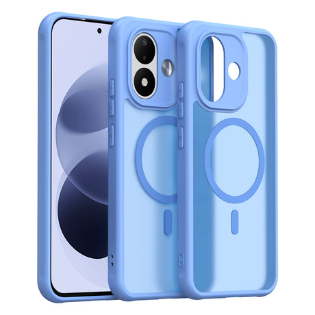 Husa de protectie Techsuit HaloFrost II cu inel magnetic compatibil cu Xiaomi Redmi Note 17 4G / Redmi Note 17 5G, Albastru