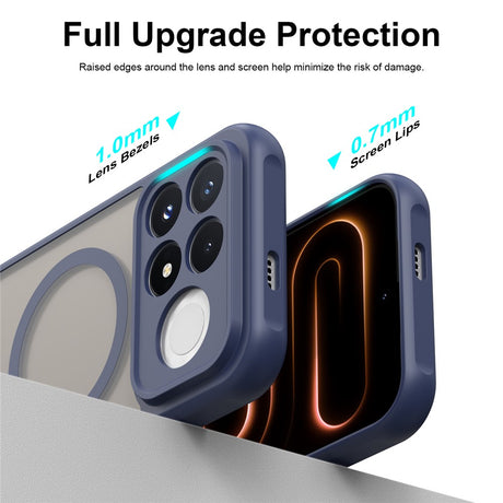 Husa de protectie Techsuit HaloFrost II cu inel magnetic compatibil cu Xiaomi Poco F9 Pro, Albastru