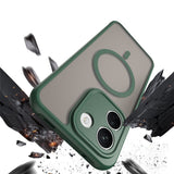 Husa de protectie Techsuit HaloFrost II cu inel magnetic compatibil cu Xiaomi Redmi Note 17 Pro Max, Verde