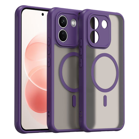 Husa de protectie Techsuit HaloFrost II cu inel magnetic compatibil cu Xiaomi Redmi Note 17 Pro Max, Mov