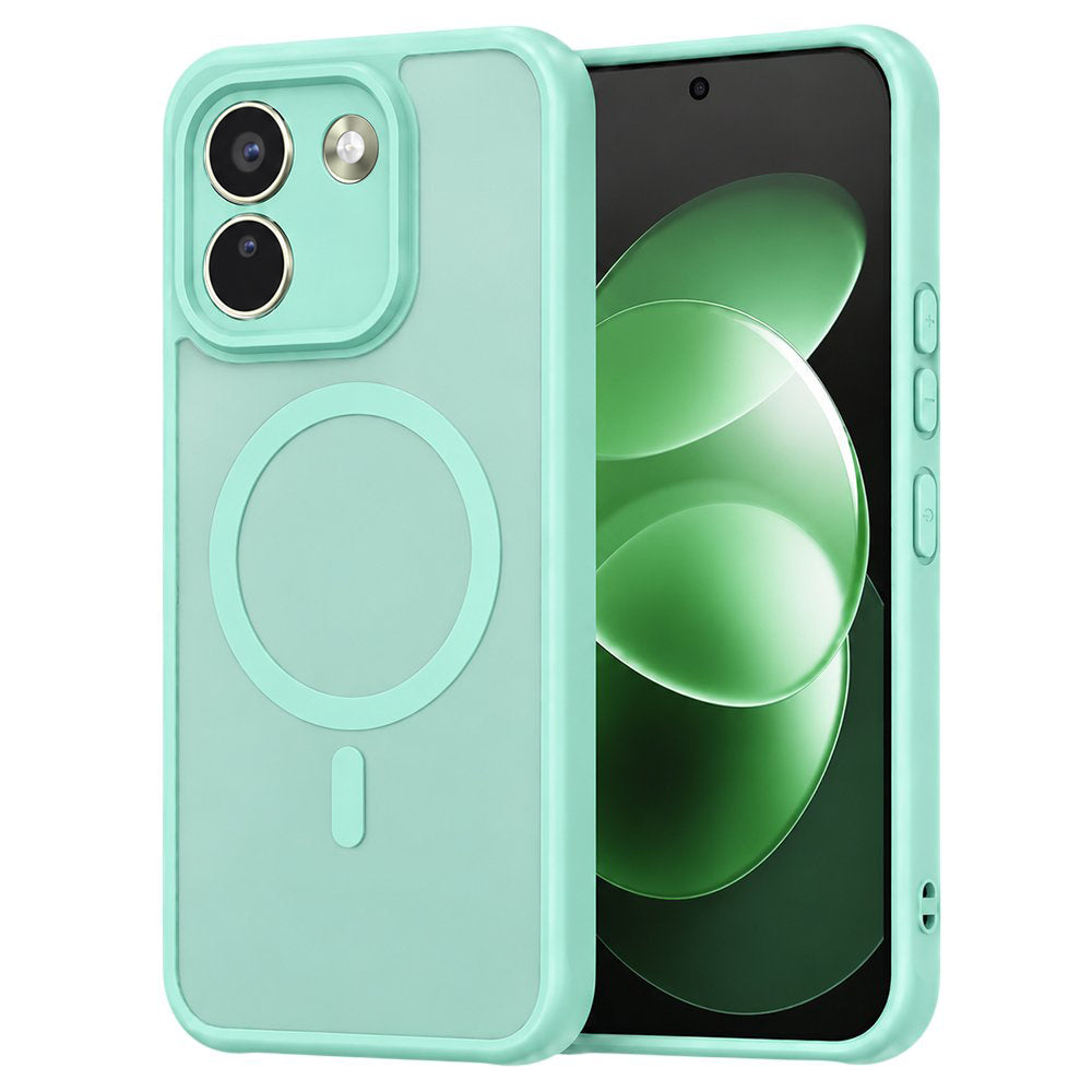 Husa de protectie Techsuit HaloFrost II cu inel magnetic compatibil cu Xiaomi Redmi Note 17 Pro Max, Verde Menta