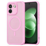 Husa de protectie Techsuit HaloFrost II cu inel magnetic compatibil cu Xiaomi Redmi Note 17 Pro Max, Roz