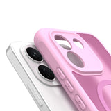 Husa de protectie Techsuit HaloFrost II cu inel magnetic compatibil cu Xiaomi Redmi Note 17 Pro Max, Roz
