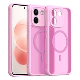 Husa de protectie Techsuit HaloFrost II cu inel magnetic compatibil cu Xiaomi Redmi Note 17 Pro Max, Roz