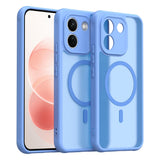 Husa de protectie Techsuit HaloFrost II cu inel magnetic compatibil cu Xiaomi Redmi Note 17 Pro Max, Albastru