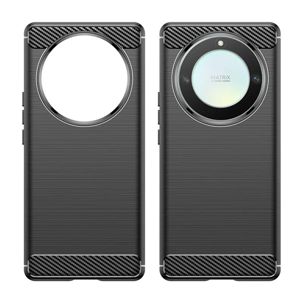 Husa de protectie Techsuit Carbon Silicone compatibil cu Honor Magic5 Lite, Negru
