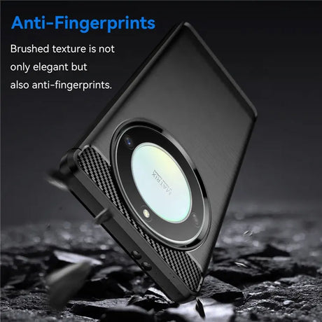 Husa de protectie Techsuit Carbon Silicone compatibil cu Honor Magic5 Lite, Negru