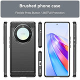 Husa de protectie Techsuit Carbon Silicone compatibil cu Honor Magic5 Lite, Negru