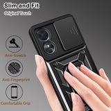 Husa de protectie Techsuit CamShield Series compatibil cu Oppo A17, Negru