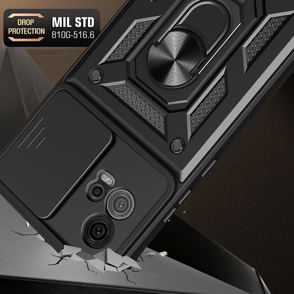 Husa de protectie Techsuit CamShield Series compatibil cu Motorola Moto G72, Negru