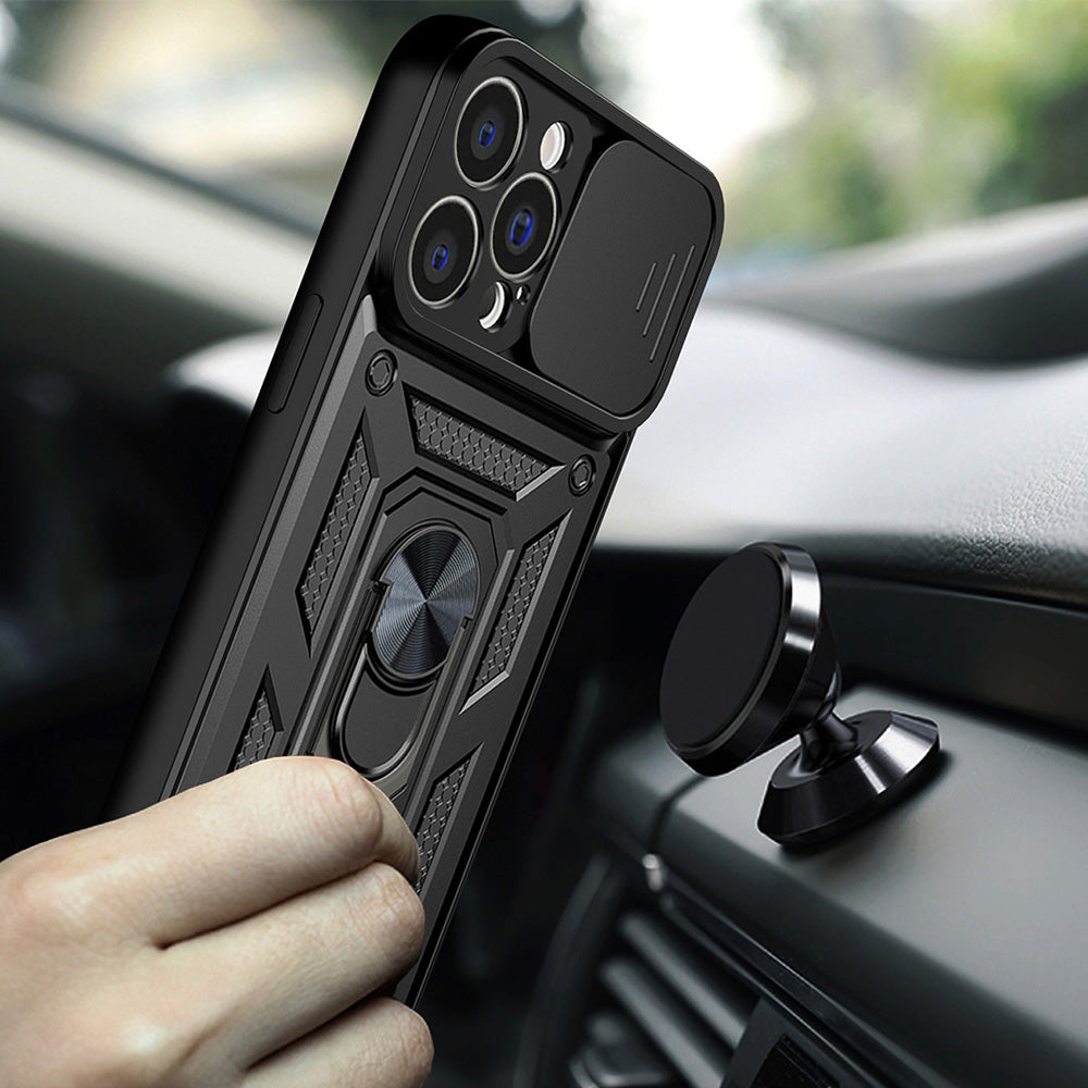 Husa de protectie Techsuit CamShield Series compatibil cu iPhone 13 Pro Max, Negru