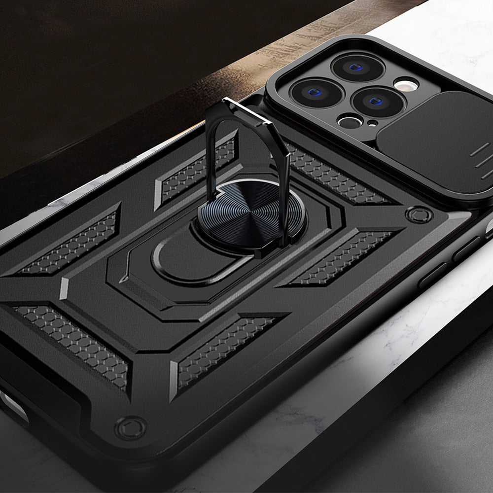 Husa de protectie Techsuit CamShield Series compatibil cu iPhone 13 Pro Max, Negru