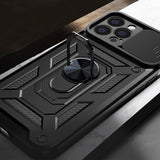 Husa de protectie Techsuit CamShield Series compatibil cu iPhone 13 Pro Max, Negru