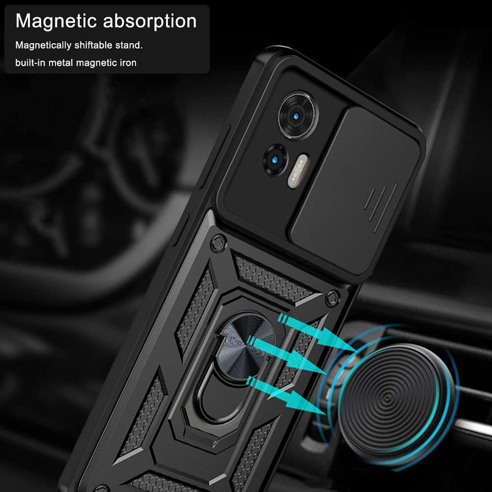 Husa de protectie Techsuit CamShield Series compatibil cu Motorola Edge 30 Neo, Negru