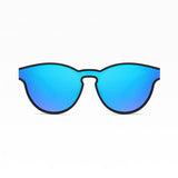 Techsuit Sunglasses Polarised TR90 (TR7545), UV Protection, Negru Mat / Blue Green
