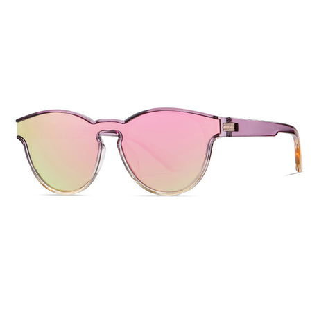 Techsuit Sunglasses Polarised TR90 (TR7545), UV Protection, Mov / Yellow / Pink