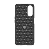 Husa de protectie Techsuit Carbon Silicone compatibil cu Oppo A58 5G / A78 5G, Negru