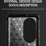 Husa de protectie Techsuit Carbon Silicone compatibil cu Oppo A58 5G / A78 5G, Negru