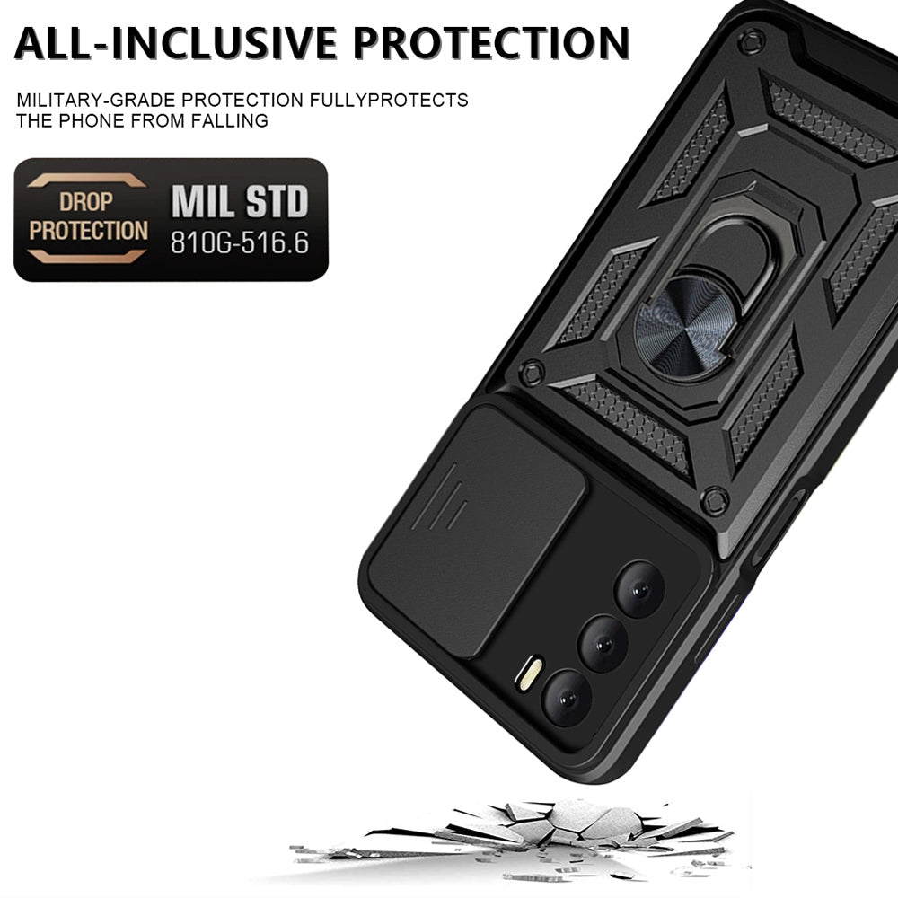 Husa de protectie Techsuit CamShield Series compatibil cu Oppo A16 / A16s / A54s, Negru