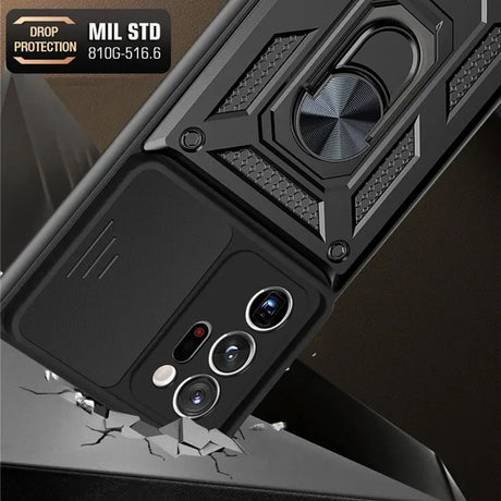 Husa de protectie Techsuit CamShield Series compatibil cu Samsung Galaxy Note 20 Ultra / Note 20 Ultra 5G, Negru