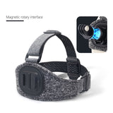 Suport Techsuit GoPro (JX-003), Headband with Magnetic Base, Gri