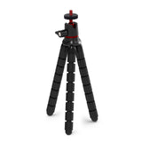Suport Techsuit Octopus Tripod (JX-004), for Phone and GoPro Action Camera, Portable, Flexible, Negru