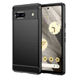 Husa de protectie Techsuit Carbon Silicone compatibil cu Google Pixel 7a, Negru