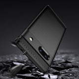 Husa de protectie Techsuit Carbon Silicone compatibil cu Google Pixel 7a, Negru