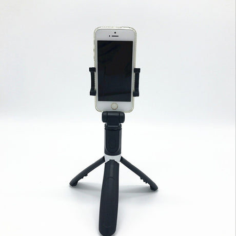 Suport Techsuit Selfie Stick (L01s), Tripod Stable Mount with Extendable Arm, Bluetooth Remote Control, 70cm, Negru