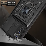 Husa de protectie Techsuit CamShield Series compatibil cu Motorola Moto E20 / E30 / E40, Negru