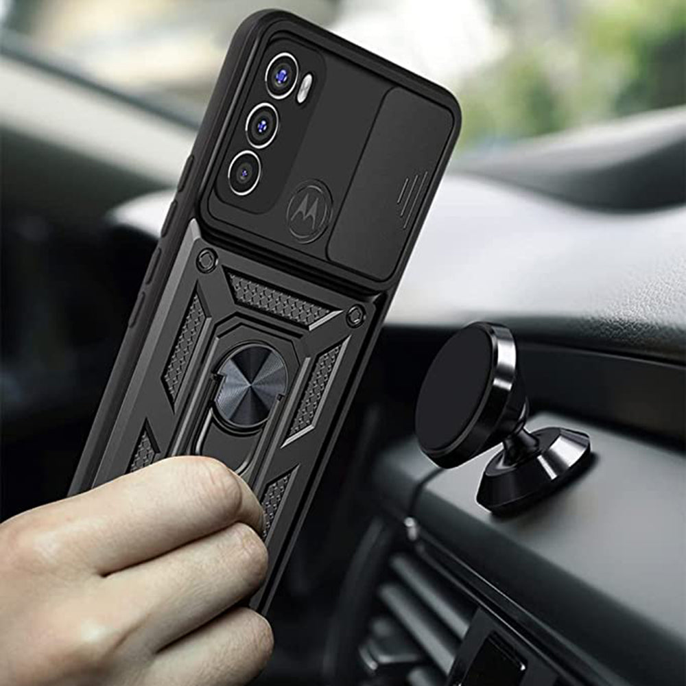 Husa de protectie Techsuit CamShield Series compatibil cu Motorola Moto E20 / E30 / E40, Negru