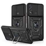 Husa de protectie Techsuit CamShield Series compatibil cu Motorola Moto E20 / E30 / E40, Negru