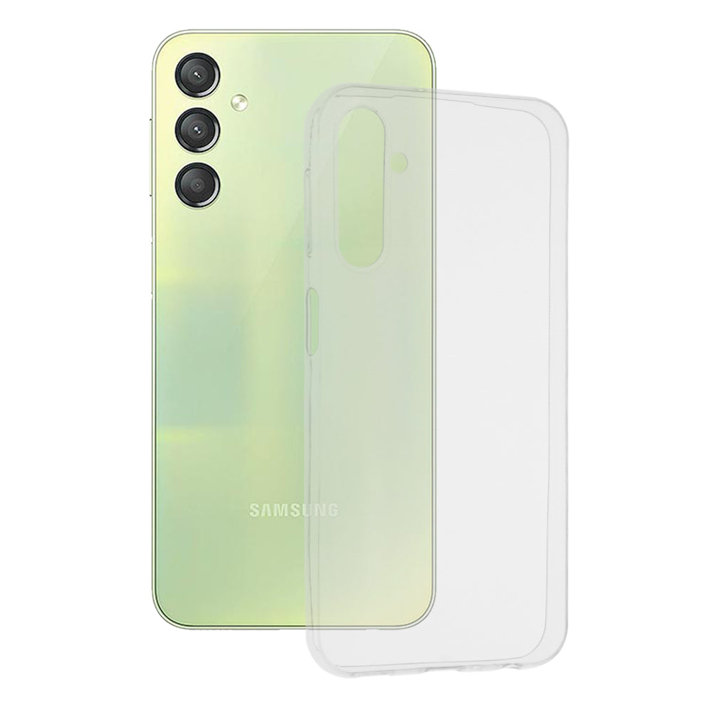 Husa de protectie Techsuit Clear Silicone compatibil cu Samsung Galaxy A24, Transparent