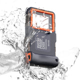 ShellBox Diving Waterproof Professional Case, for Phones with max. 6.8", IPX8, 15m Deep + 1h Underwater Time, Negru