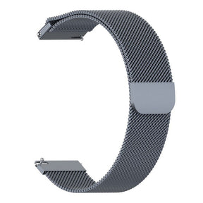 Curea smartwatch Techsuit Watchband 18mm (W009) compatibil cu Huawei Watch GT 4 (41mm)/W1/Honor Watch S1/Garmin Venu 2S/Vivoactive 4S, Albastru