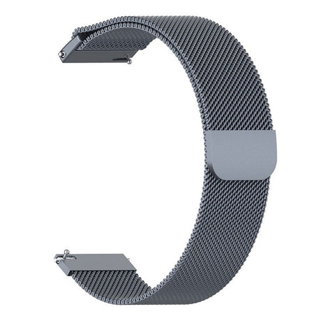 Curea smartwatch Techsuit Watchband 18mm (W009) compatibil cu Huawei Watch GT 4 (41mm)/W1/Honor Watch S1/Garmin Venu 2S/Vivoactive 4S, Albastru