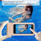 Techsuit Waterproof Case (TWC1), for Phones with max. 6.8", IPX8, 30m, Argintiu