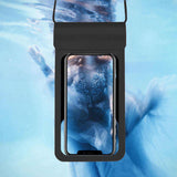 Techsuit Waterproof Case (TWC1), for Phones with max. 6.8", IPX8, 30m, Negru