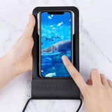 Techsuit Waterproof Case (TWC1), for Phones with max. 6.8", IPX8, 30m, Argintiu