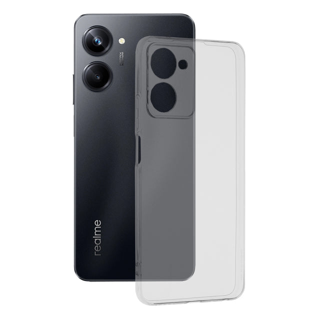 Husa de protectie Techsuit Clear Silicone compatibil cu Realme 10 Pro, Transparent