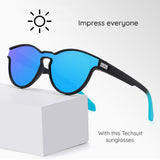 Techsuit Sunglasses Polarised TR90 (TR7545), UV Protection, Sampanie