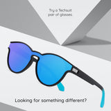 Techsuit Sunglasses Polarised TR90 (TR7545), UV Protection, Mov / Yellow / Pink