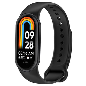 Curea smartwatch Techsuit Watchband (W014) compatibil cu Xiaomi Mi Band 8 / 8 NFC / 9 / 9 NFC / 10, Negru