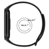 Curea smartwatch Techsuit Watchband (W014) compatibil cu Xiaomi Mi Band 8 / 8 NFC / 9 / 9 NFC / 10, Negru