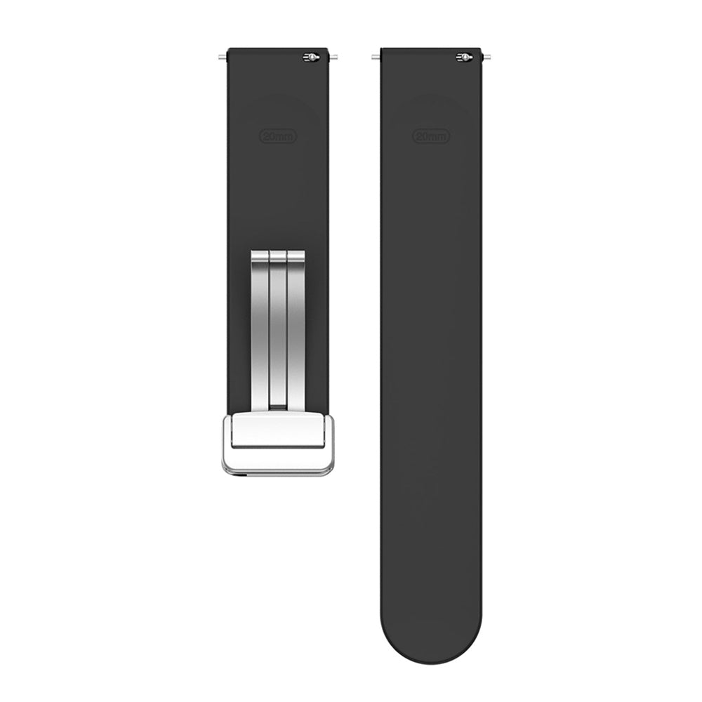 Curea smartwatch Techsuit Watchband 20mm (W011) compatibil cu Samsung Galaxy Watch 4/5/Active 2, Huawei Watch GT 3 (42mm)/GT 3 Pro (43mm), Roz
