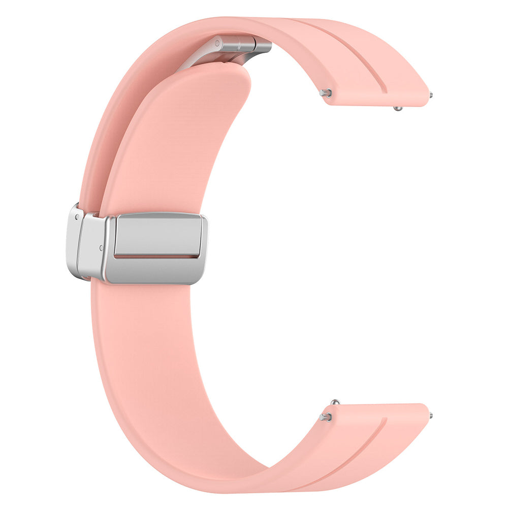 Curea smartwatch Techsuit Watchband 20mm (W011) compatibil cu Samsung Galaxy Watch 4/5/Active 2, Huawei Watch GT 3 (42mm)/GT 3 Pro (43mm), Roz